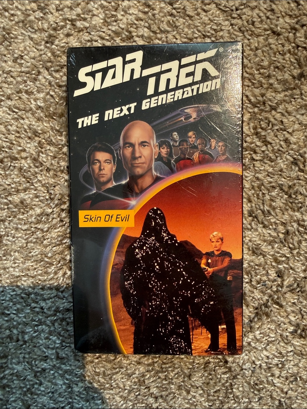 Vintage Star Trek: The Next Generation “Skin of Evil” VHS Tape-Collectible